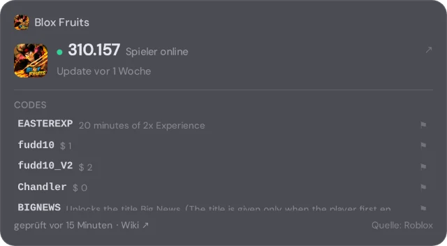 Spielkarten mit Codes — das Widget in NX1
