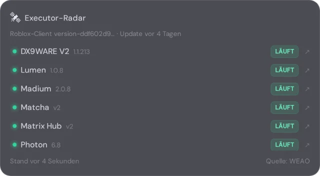 Tool-Radar — das Widget in NX1